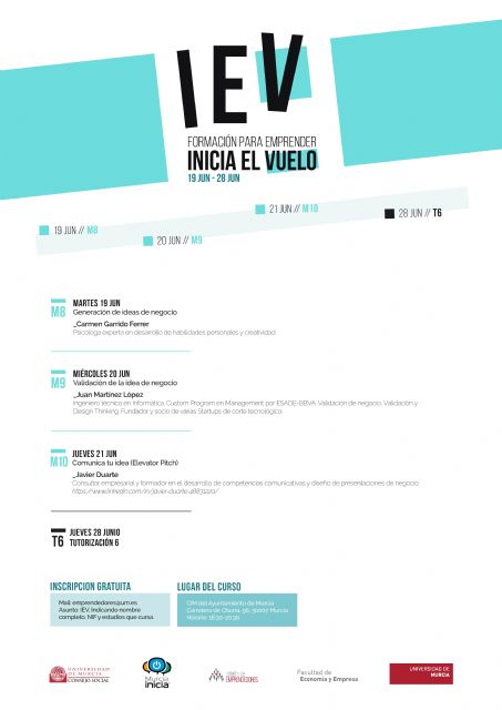 La Universidad de Murcia organiza talleres para generar ideas de nuevos negocios, ponerlas en marcha y comunicarlas - 1, Foto 1