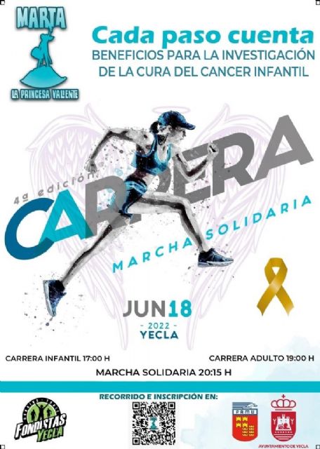 El sábado 18, llega la 4ª Carrera y Marcha Solidaria ‘Marta, la Princesa Valiente’ - 1, Foto 1