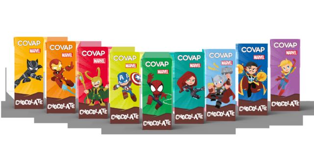 Lácteos COVAP lanza una edición especial de sus batidos con personajes de MARVEL - 1, Foto 1