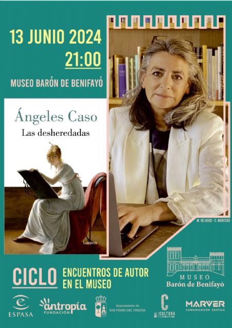 Ángeles Caso presentará Las desheredadas en San Pedro del Pinatar - 1, Foto 1