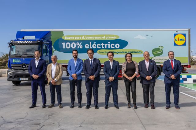 Lidl presenta los primeros camiones eléctricos del sector de la distribución en Canarias - 1, Foto 1