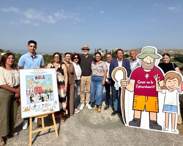 Mula ya tiene su cartel del dibujante Puebla en el Camino de Levante de la Vera Cruz - 1, Foto 1