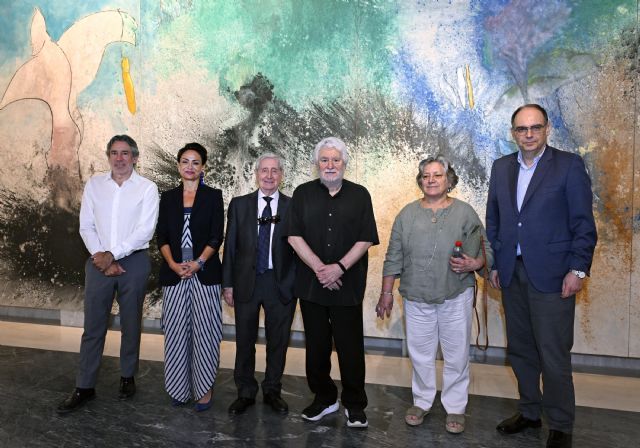 Cristóbal Gabarrón visita su exposición - 2, Foto 2