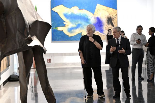 Cristóbal Gabarrón visita su exposición - 3, Foto 3