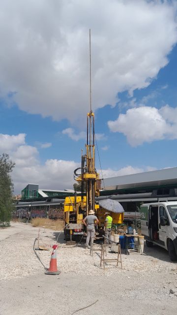 Murcia avanza en la futura estación subterránea de autobuses de El Carmen con los primeros sondeos del terreno - 3, Foto 3