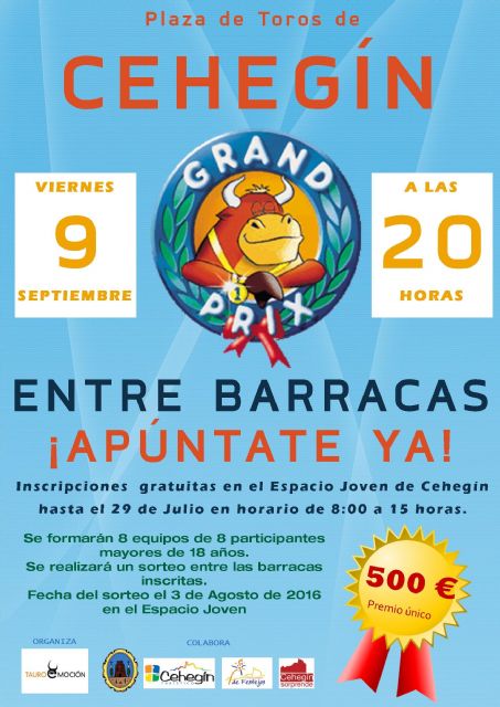 Abierto el plazo para inscribirse en el Grand Prix entre las barracas de las Fiestas Patronales  2016 - 1, Foto 1