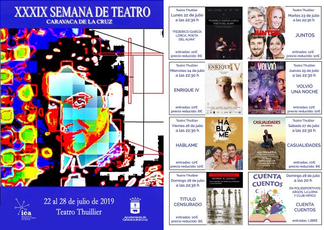 Compañías nacionales, murcianas y locales se dan cita en la XXXIX Semana de Teatro de Caravaca del 22 al 28 de julio - 2, Foto 2