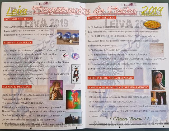 Leiva inicia hoy sus fiestas en honor a la Virgen del Carmen - 1, Foto 1