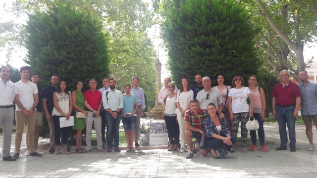 Lorca se concentra con motivo del XXII aniversario del asesinato del concejal Miguel Ángel Blanco por la banda terrorista ETA - 2, Foto 2