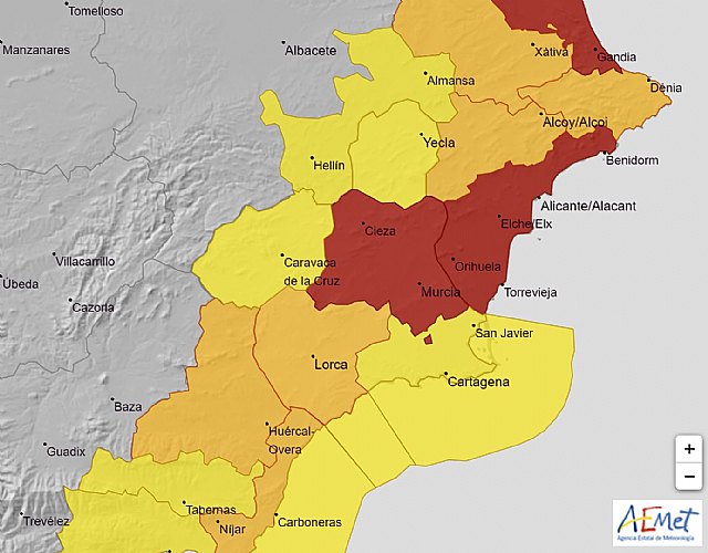 Cieza, en alerta roja este lunes por calor extremo - 1, Foto 1