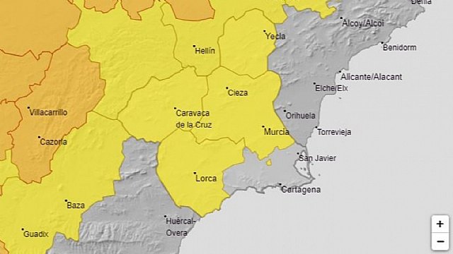 Alerta amarilla en Cieza por temperaturas de hasta 38º - 1, Foto 1