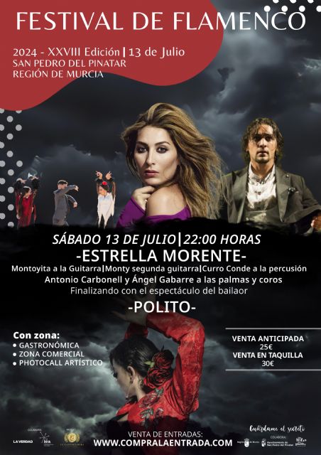 Estrella Morente y Polito protagonizan el Festival de Flamenco de San Pedro del Pinatar - 1, Foto 1