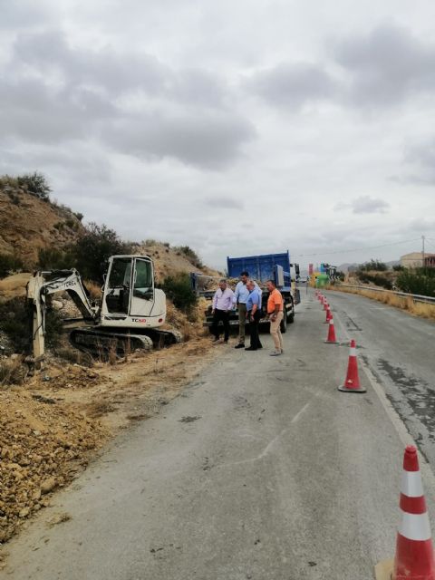El Gobierno regional avanza en la ampliación de la red de abastecimiento de agua en el paraje de las Lomas del Campo de Ricote - 1, Foto 1
