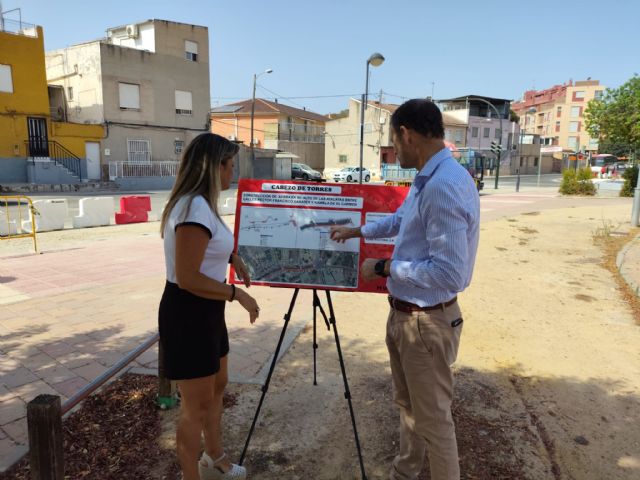 La construcción de una nueva acera en Cabezo de Torres mejorará la accesibilidad y la seguridad peatonal - 2, Foto 2