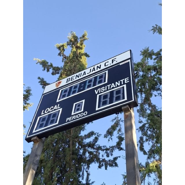 El Ayuntamiento renueva el marcador del Campo de Fútbol Patricio Pelegrín de Beniaján mejorando sus instalaciones deportivas - 4, Foto 4