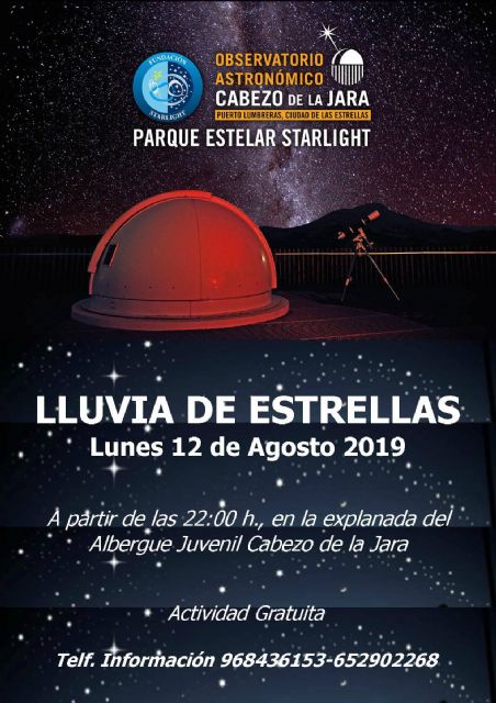 Lumbrerenses y visitantes disfrutarán esta noche de la 'Lluvia de Estrellas' en el Cabezo de la Jara - 1, Foto 1