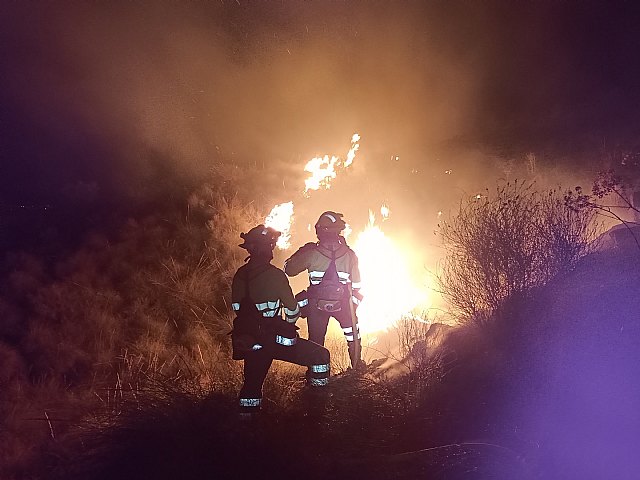 Se da por extinguido el incendio de la Sierra de la Carrasquilla (Lorca) - 1, Foto 1