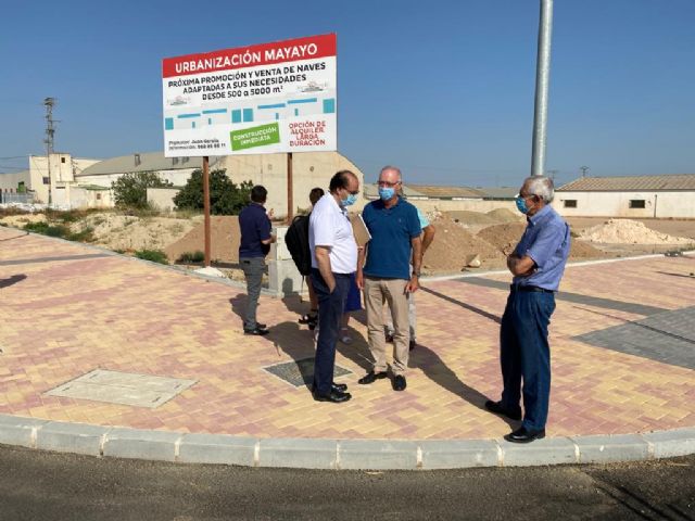 El Ayuntamiento recibe la urbanización de 24.000 metros cuadrados para la instalación de empresas en el polígono El Mayayo - 1, Foto 1