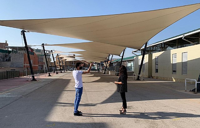 La Concejalía de Comercio solicita una subvención para ampliar el sombraje en la zona del mercado semanal - 1, Foto 1