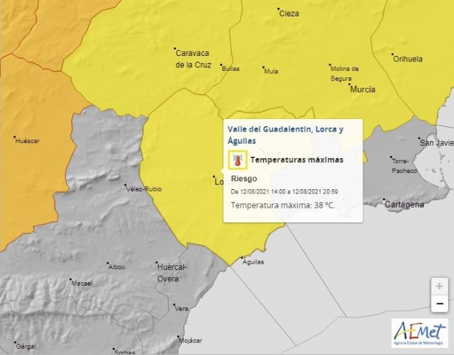 El Ayuntamiento de Lorca recuerda que se deberán extremar las precauciones para prevenir los efectos negativos de las altas temperaturas previstas desde hoy y hasta el sábado - 2, Foto 2