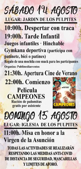 Los Pulpites disfruta de un fin de semana festivo en honor a la Virgen de la Asunción - 2, Foto 2