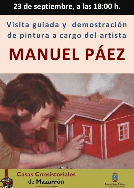 Manuel Pez ofrecer una visita guiada a su exposicin de Casas Consistoriales, Foto 1