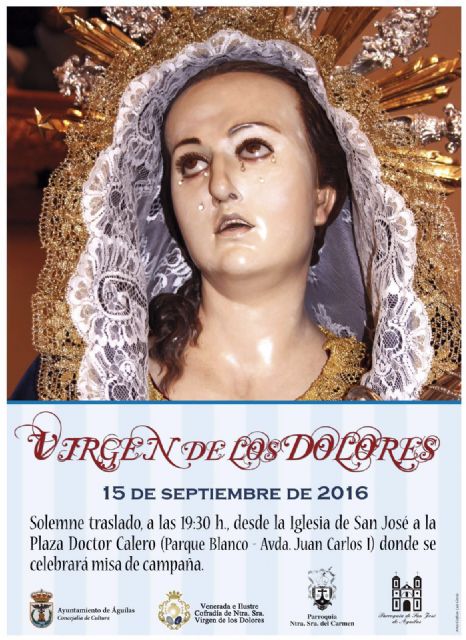Todo listo para que la Virgen de los Dolores procesione por Águilas el próximo jueves - 1, Foto 1