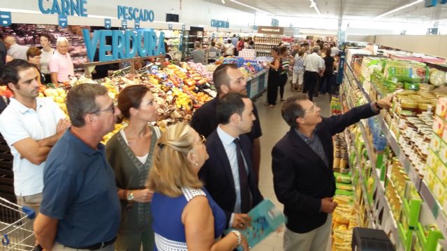 El Alcalde destaca que la apertura de un nuevo establecimiento de Aldi acentúa la capitalidad subregional de Lorca y su liderazgo como cabecera de comarca - 2, Foto 2