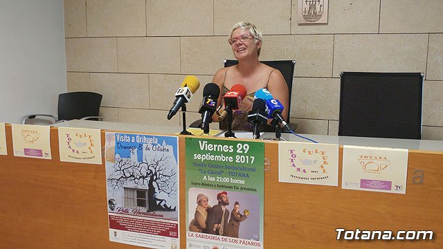 El programa Totana Cultural incluye, durante este trimestre, más de una quincena de actividades de teatro, música, visitas culturales y exposiciones, Foto 1