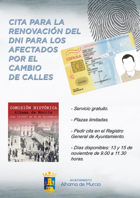 Cita para la renovacin del DNI para los afectados por el cambio de calles, Foto 1