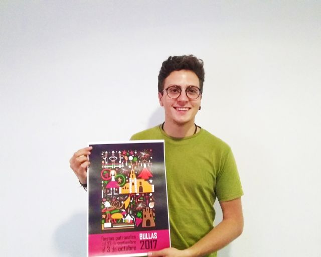 El bullero Antonio Amor Muñoz anuncia con su cartel las Fiestas Patronales de Bullas - 1, Foto 1