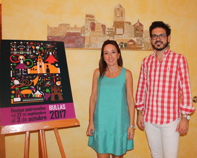 El bullero Antonio Amor Muñoz anuncia con su cartel las Fiestas Patronales de Bullas - 2, Foto 2