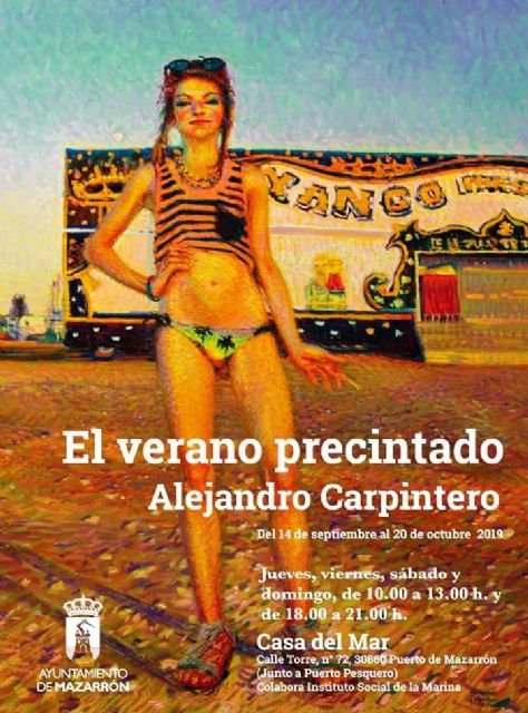 Alejandro Carpintero llega a la Casa del Mar para presentar El verano precintado - 2, Foto 2