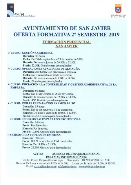 ACTIVA ofrecerá información y asesoramiento en el ámbito laboral y empresarial en La Manga del Mar Menor - 2, Foto 2