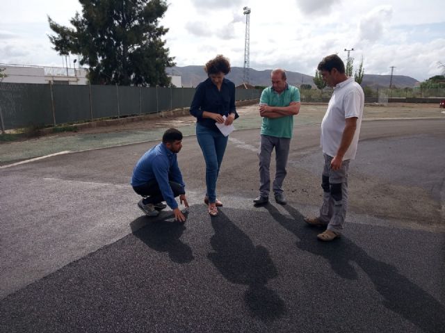 Se inicia la fase final de las obras de la pista de atletismo de Puerto Lumbreras - 1, Foto 1