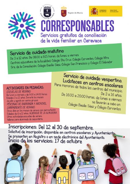 El Ayuntamiento de Caravaca amplía la oferta de servicios para la conciliación familiar a través del Plan Corresponsables - 2, Foto 2
