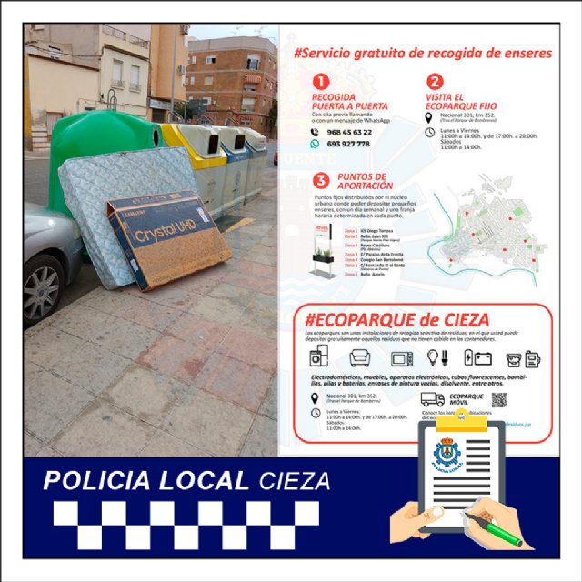 La Policía trasladó en agosto al Ayuntamiento 18 expedientes por infracciones sobre limpieza viaria - 1, Foto 1