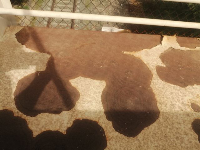 Se oxida la pasarela peatonal sobre la vía del tren en la Avenida Diputación - 4, Foto 4