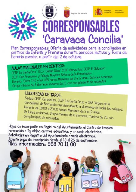 El Ayuntamiento de Caravaca apuesta por los servicios públicos para ayudar a las familias a conciliar la vida laboral y familiar - 1, Foto 1