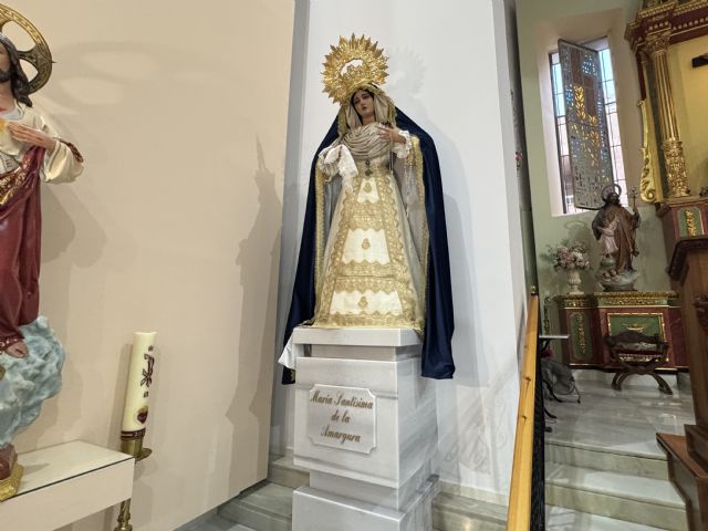 La imagen de la Virgen de la Amargura es entronizada en la parroquia del Carmen - 2, Foto 2