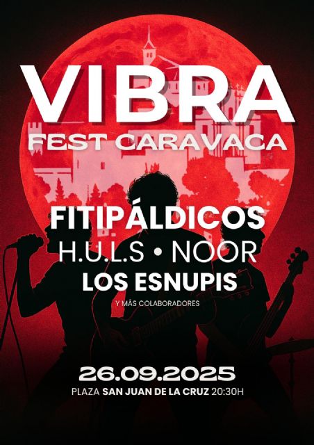 Caravaca lanza el ‘Vibra Fest’ para apoyar y dar visibilidad al talento musical joven del Noroeste - 1, Foto 1