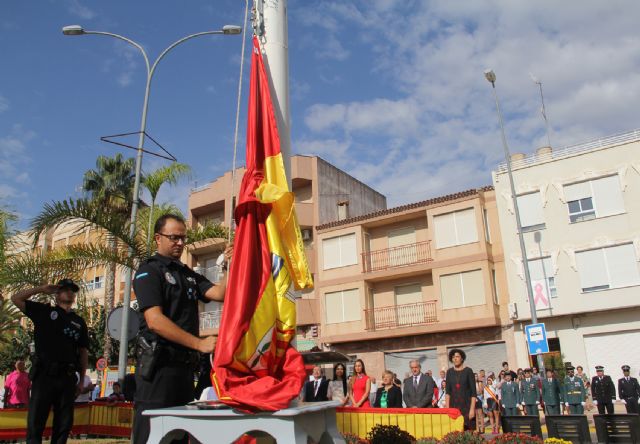 Puerto Lumbreras celebra un acto en homenaje a la Bandera Nacional - 1, Foto 1