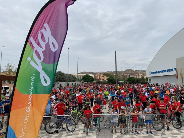 Más de 1300 personas participan y disfrutan del ciclo -paseo de los Juegos Deportivos del Guadalentín - 2, Foto 2
