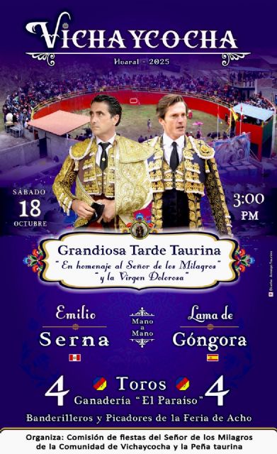 Emilio Serna pone rumbo a Perú para cumplir con tres importantes compromisos taurinos - 2, Foto 2