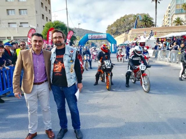 Las motos clásicas circularon por Cartagena en el Trofeo Corpus - 1, Foto 1