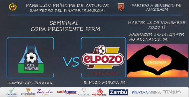 Zambú CFS Pinatar buscará sorprender a ElPozo Murcia en la Copa Presidente - 1, Foto 1