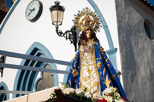 La Purísima Concepción de Bolnuevo es recibida en Mazarrón al inicio de la semana de las Fiestas del Milagro 2018, Foto 1