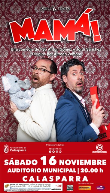 MAMÁ! el 16 de noviembre en Calasparra con Doble K Teatro - 1, Foto 1