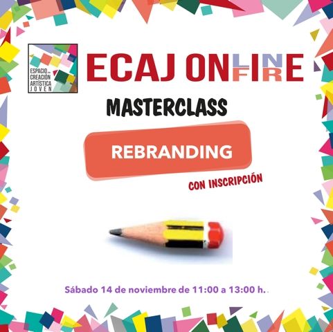 La Concejalía de Juventud de Molina de Segura organiza la masterclass Rebranding el sábado 14 de noviembre - 1, Foto 1