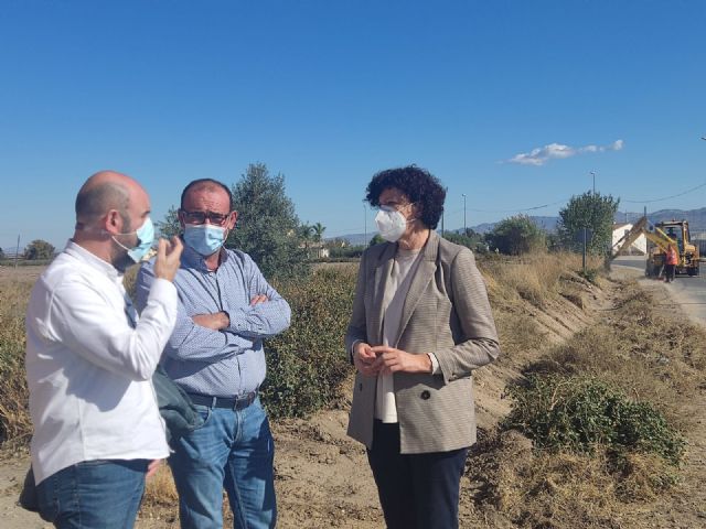 El Gobierno regional acomete trabajos de reparación y mejora de cunetas en la carretera RM-D16 que conecta el núcleo urbano con la pedanía de La Estación-El Esparragal - 4, Foto 4